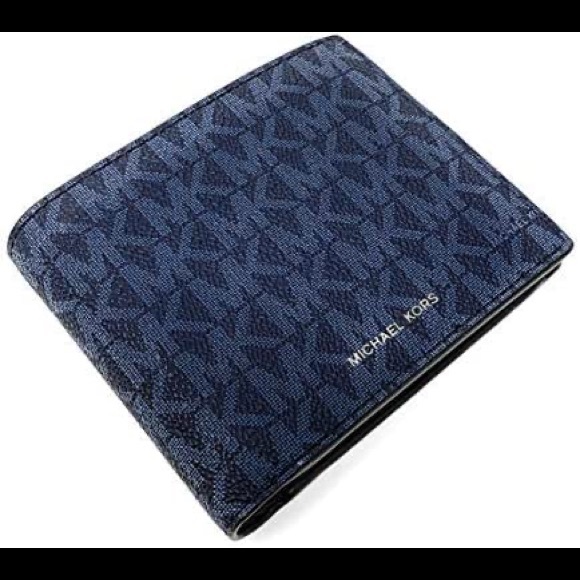 Michael Kors Other - New Michael Kors Mens Wallet 8 Card Slot w/  Removable ID Case Authentic